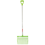 RED GORILLA® "D" HANDLE PC BEDDING FORK PISTACHIO